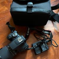 Canon EOS 2000D+Obiettivo Tamron18-200mm+accessori