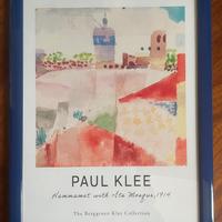 Poster Paul Klee con cornice blu