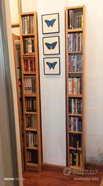 Porta CD-DVD in legno come nuovo 
