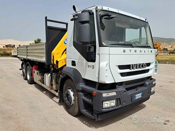 Iveco STRALIS 310 GRU EFFER E CASSONE RIBALTABILE