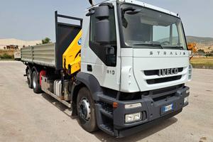 Iveco STRALIS 310 GRU EFFER E CASSONE RIBALTABILE