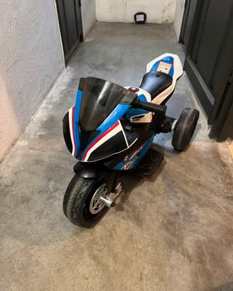 Moto Elettrica per Bambini 12V BMW Sport 3R Blu