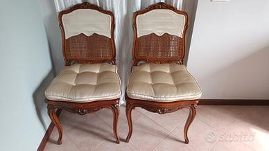 Sedie legno primi 900 e paglia