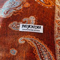 Pashmina decorata pregiata 55% pashmina 45% seta