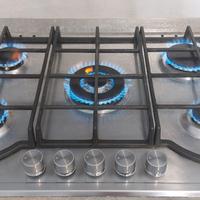 Piano cottura 5 fuochi da 80 cm