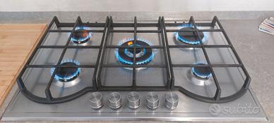 Piano cottura 5 fuochi da 80 cm