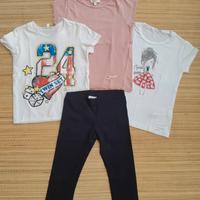 4 capi bambina 6 anni twinset e liujo