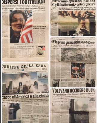 Giornali 11 Settembre 2001