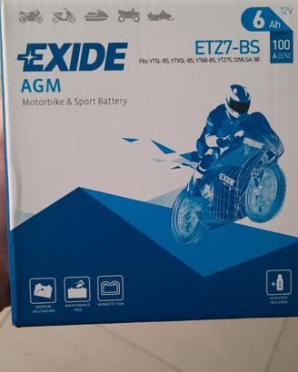 batteria moto Exide 6 Ah 