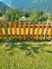 staccionata in legno 