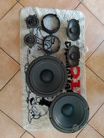 lotto altoparlanti auto ALPHI woofer,ovali e tweet