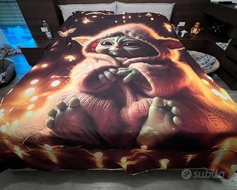 Copripiumino matrimoniale Grogu The Mandalorian