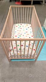 lettino con materasso  nuovo