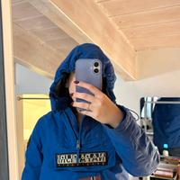 Giubbotto napapijiri donna blu elettrico