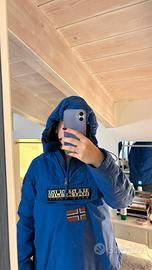 Giubbotto napapijiri donna blu elettrico