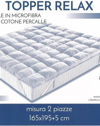 Topper matrimoniale made in Italy