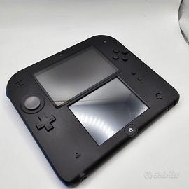 NINTENDO 2DS Nero/Blu con Scatola e Caricatore 4gb