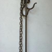 STADERA BILANCIA ANTICA IN FERRO BATTUTO