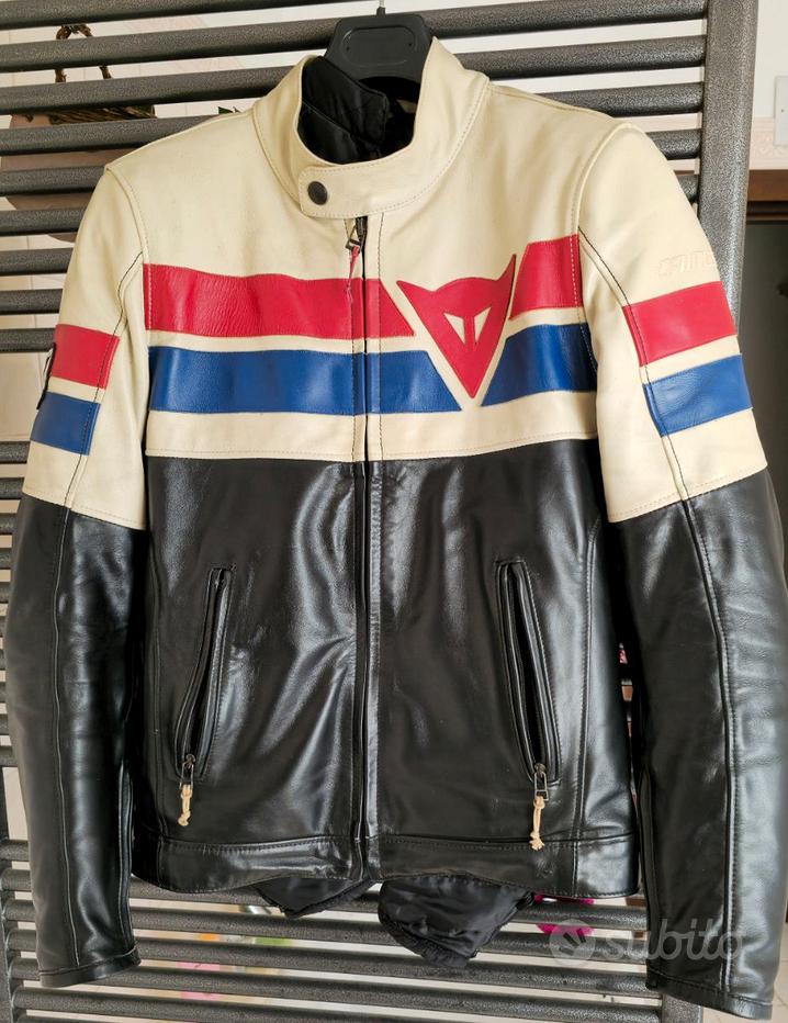 Giacca Moto In Pelle Vintage Black Cafè London Nera Vendita Online