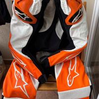 Tuta da Supermoto  Alpinestars in pelle