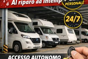 Parcheggio deposito coperto camper