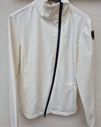 Felpa outdoor originale blauer donna bianca tg S