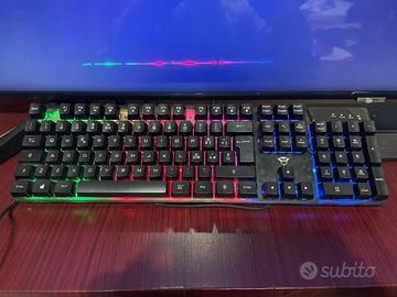 Tastiera Trust GXT 835 Azor illuminated