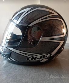 Casco Integrale HJC - Nero/Grafica Argento
