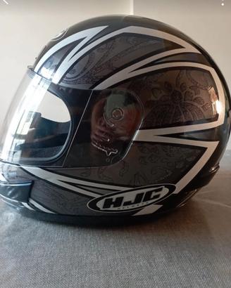 Casco Integrale HJC - Nero/Grafica Argento