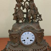 Cassa in bronzo per pendola parigina, fine 800