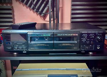Sony TC-WE405 Doppio Deck Recap Usato 1 Volta