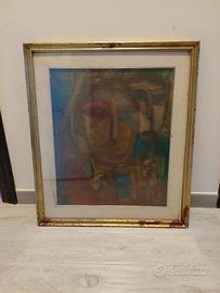 Quadro ad olio personaggi