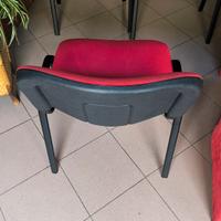 sedie da ufficio rosse 