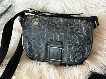 Borsa Calvin Klein nera originale monogramma