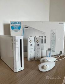 Nintendo Wii bianca boxata Completa + 6 giochi