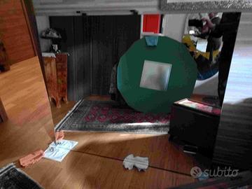 Specchio grande per bagno 141x121 artigianale