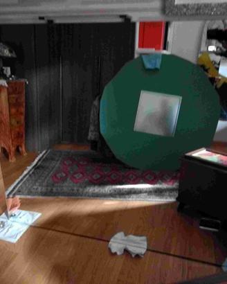 Specchio grande per bagno 141x121 artigianale