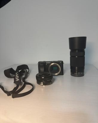 Sony alpha 6300 con obbiettivi 16-50 e 55-210