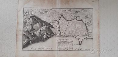 Mappa del Seicento della città di Barcellona 
