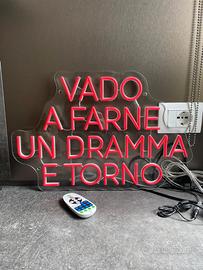 Led rosso - Insulti Luminosi