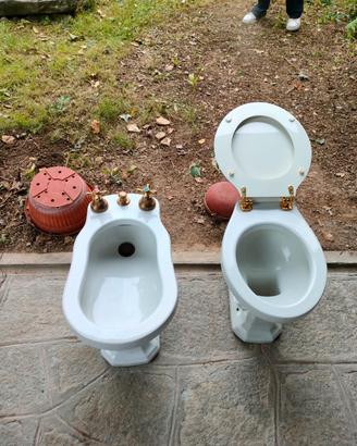 Trio Sanitari Vintage Ideal Standard "Calla" - Wc,
