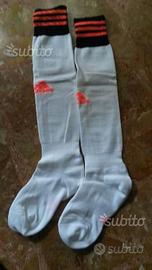 Calzettoni da calcio bianchi Adidas nuovi