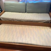 Divano letto singolo ( con due materassi)