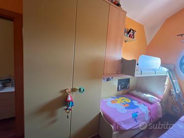 🛏️ Cameretta completa a ponte - 3 letti+armadio
