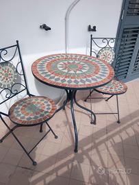 tavolo e sedie giardino