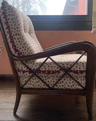 Coppia di poltrone Paolo Buffa anni ‘50 vintage de