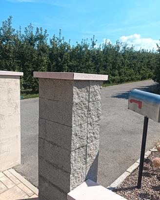 copri muro in cemento levigato