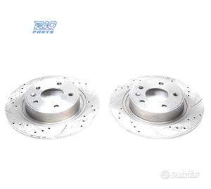 DISCHI FRENO FORATI E SCANALATI PER HONDA