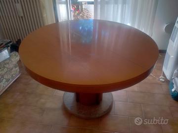 Tavolo Vintage con Pedana in Marmo