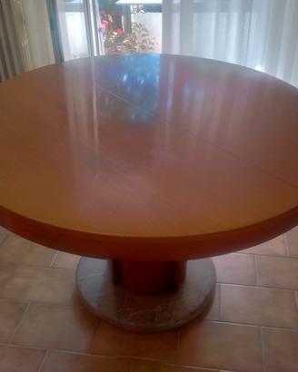 Tavolo Vintage con Pedana in Marmo